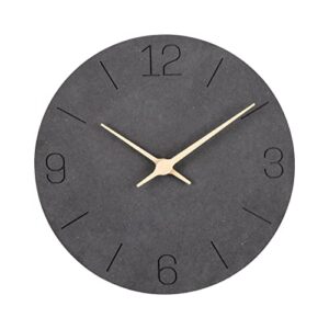 GMMH Orologio Da Parete 3D Modulare Nero 100-130 Cm - Design Acrilico Specchio, Numeri Mobili, Personalizzabile