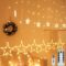 Novaliv Stella Di Natale A LED 3D 25 Cm – Bianca, Per Esterni, Cavo 5 M Con Trasformatore, 18 Punte